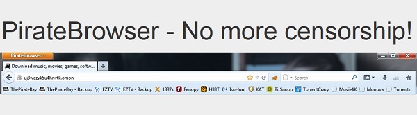 PirateBrowser - браузер для обхода цензуры от создателей The Pirate Bay